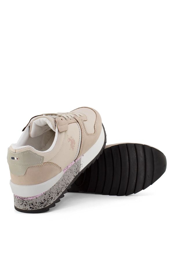 U.S. Polo Assn. 101184399 Latez 2PR Bej Kadın Spor Ayakkabı - 4