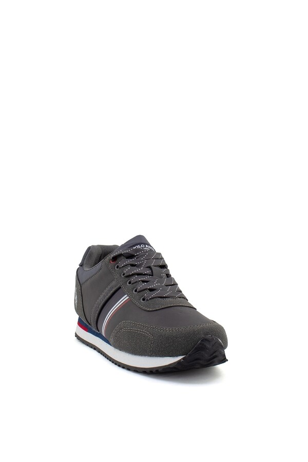 U.S. Polo Assn. Jupiter Gri Erkek Sneaker - Thumbnail