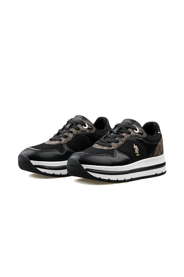 U.S. Polo Assn.101947315 SHERY 5FX Siyah Kadın Sneakers - 3
