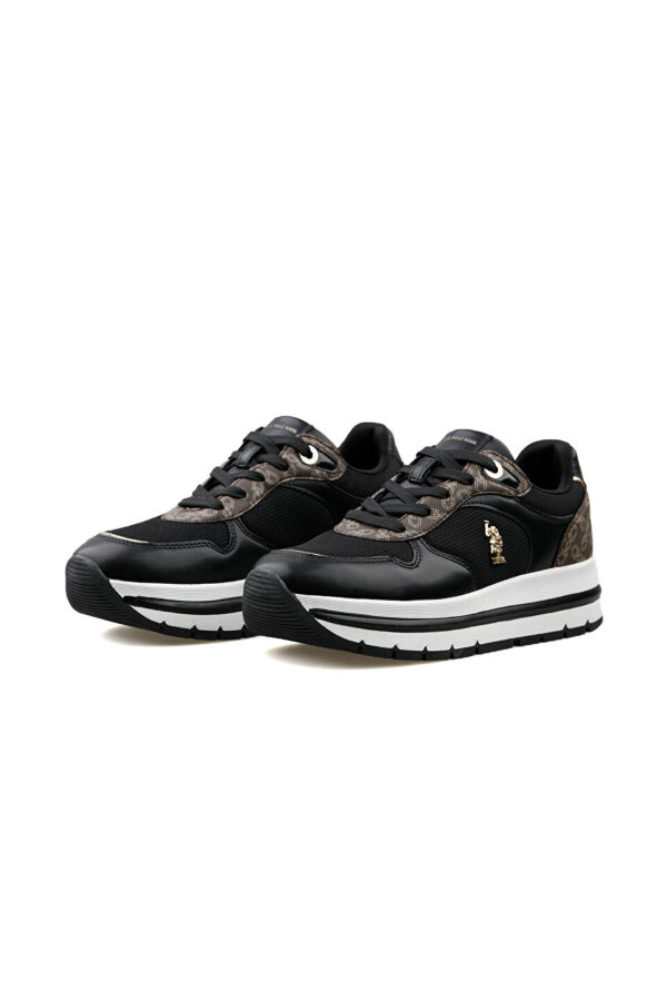 U.S. Polo Assn.101947315 SHERY 5FX Siyah Kadın Sneakers - 3