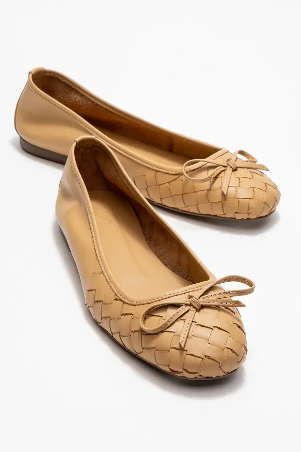 Zeyn 4055 Karamel Kadın Babet - 2