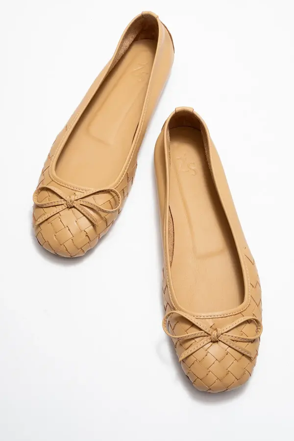 Zeyn 4055 Karamel Kadın Babet - 4