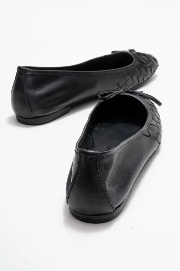 Zeyn 4055 Siyah Kadın Babet - 3