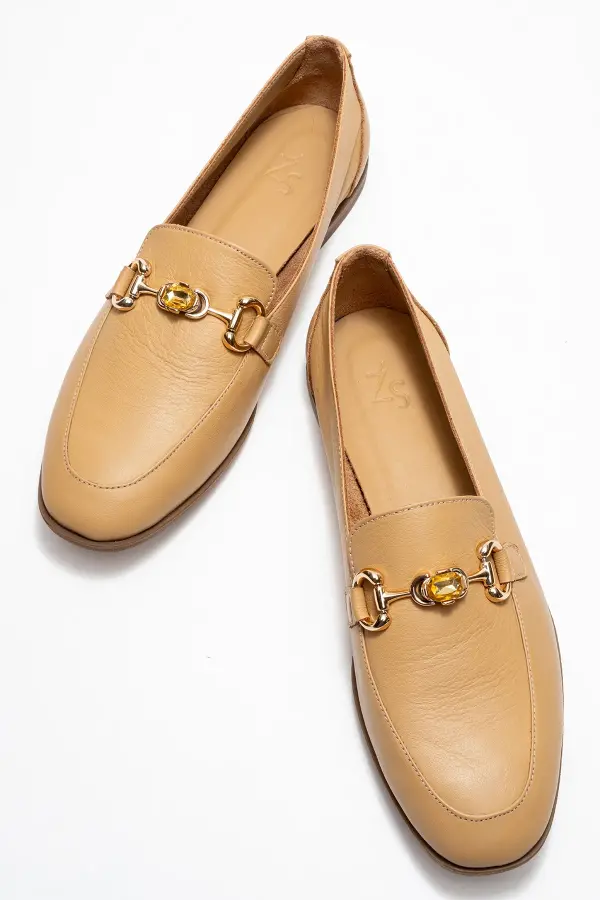 Zeyn 4058 Karamel Kadın Babet - 4