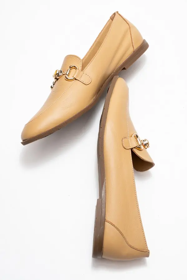 Zeyn 4058 Karamel Kadın Babet - 5