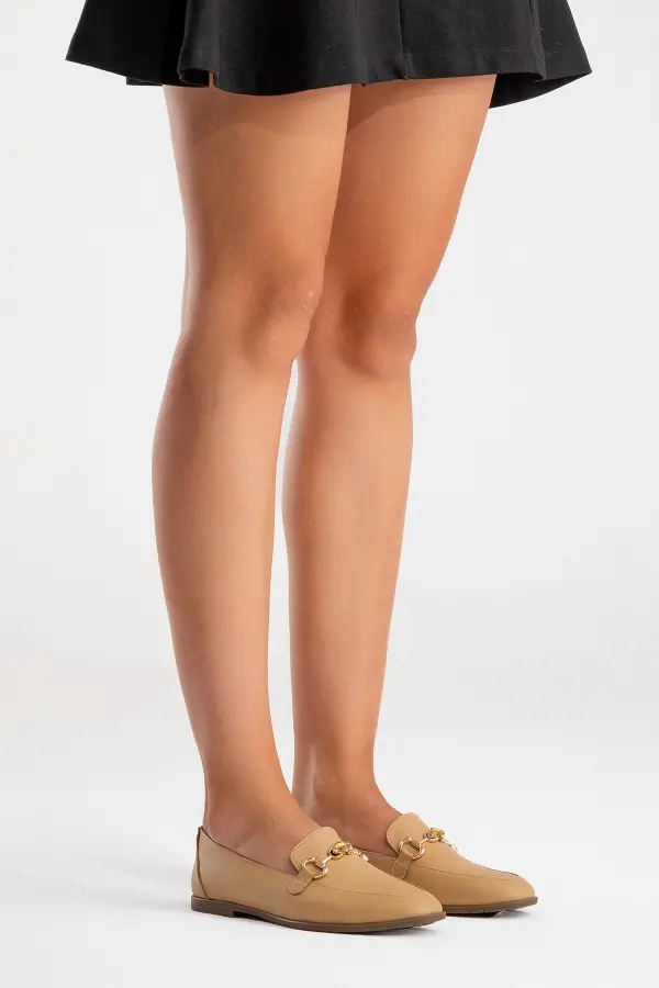 Zeyn 4058 Karamel Kadın Babet - 6