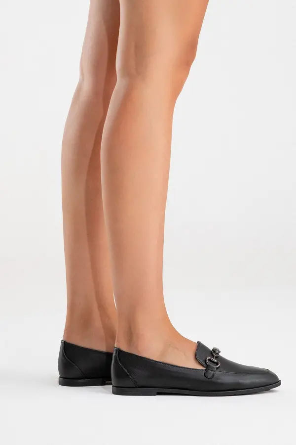 Zeyn 4058 Siyah Kadın Babet - 7