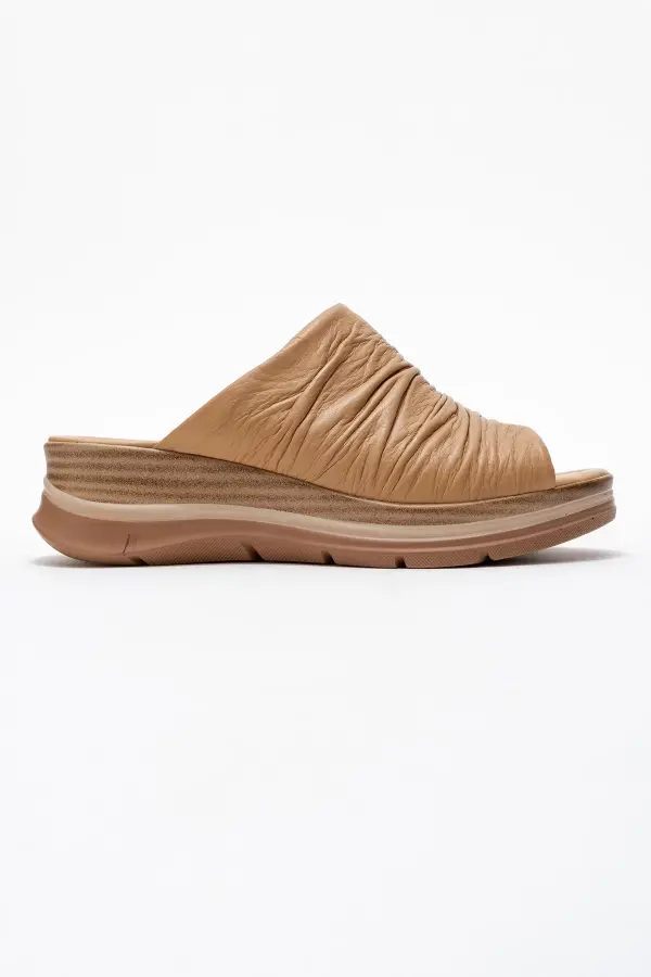 Zeyn 4095 Karamel Kadın Terlik - 1