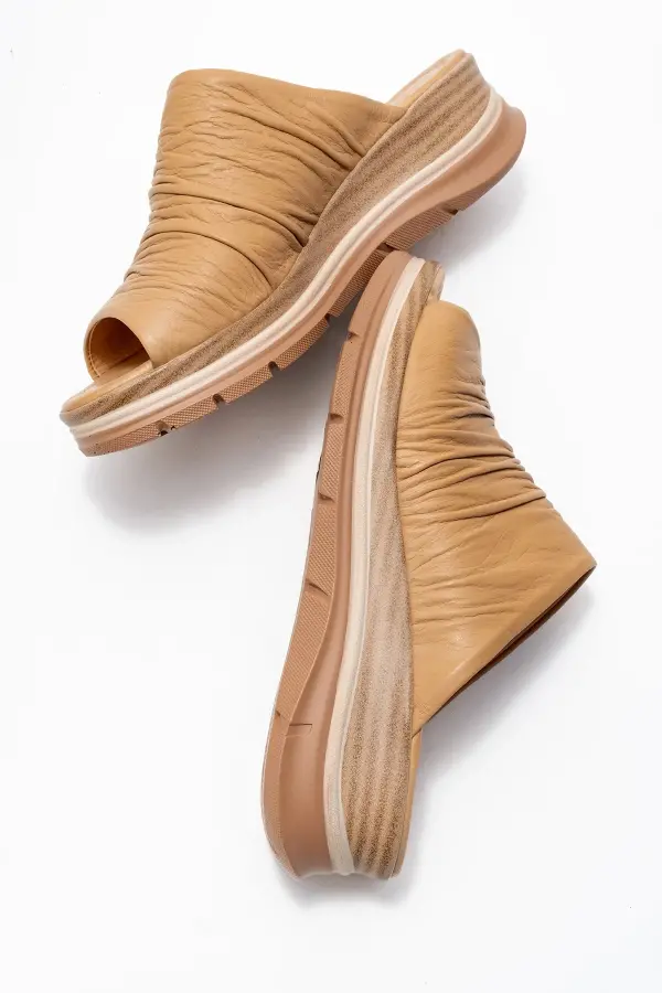 Zeyn 4095 Karamel Kadın Terlik - 5