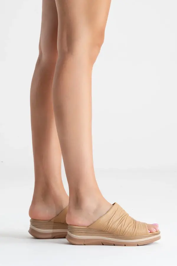 Zeyn 4095 Karamel Kadın Terlik - 7