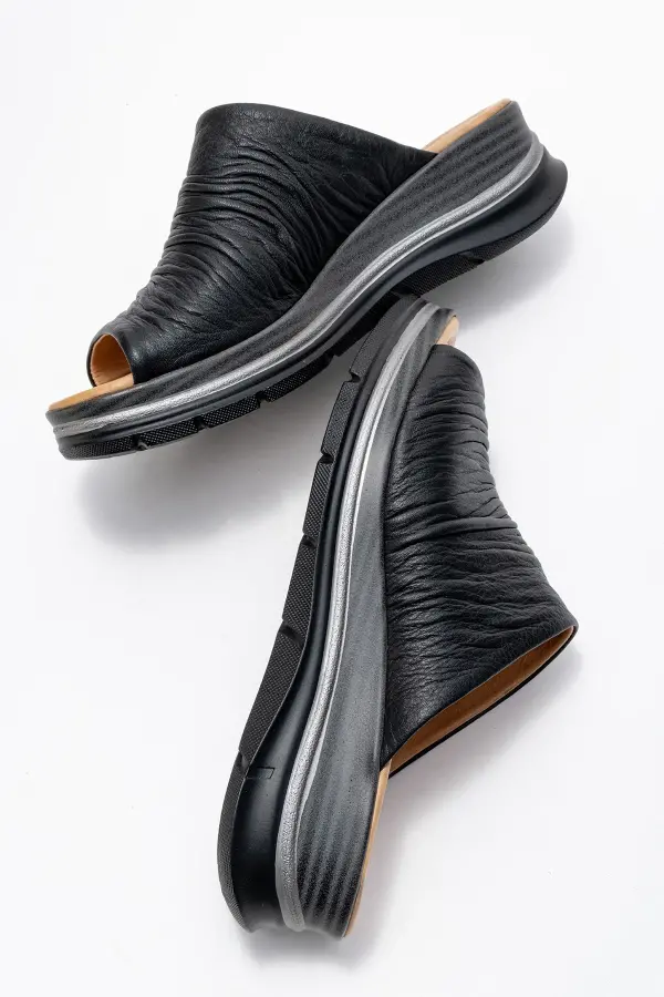 Zeyn 4095 Siyah Kadın Terlik - 5