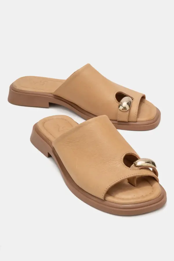 Zeyn 4099 Karamel Kadın Terlik - 2