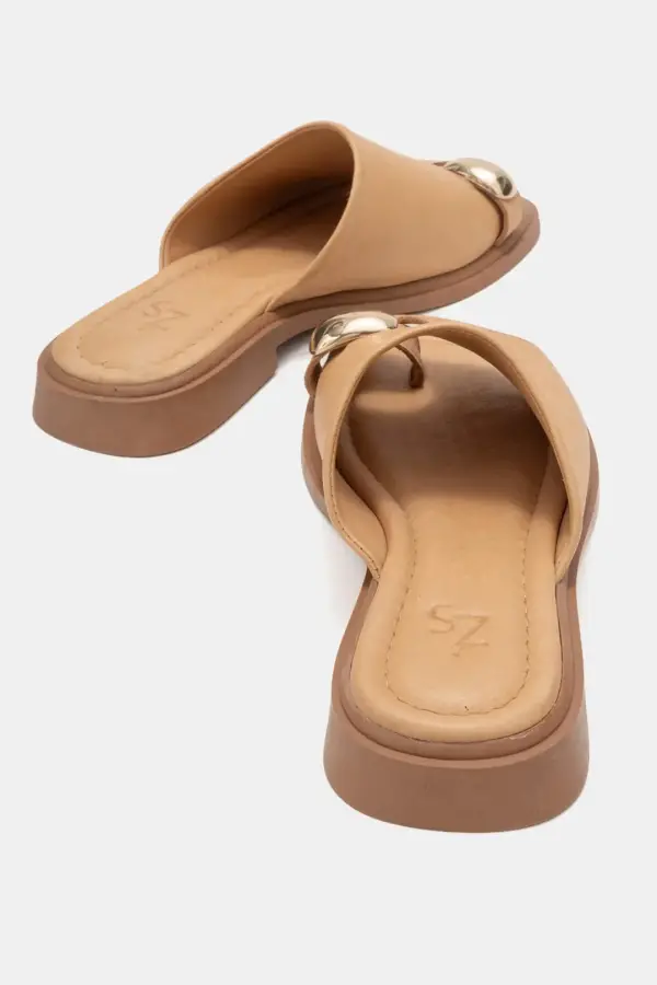 Zeyn 4099 Karamel Kadın Terlik - 3