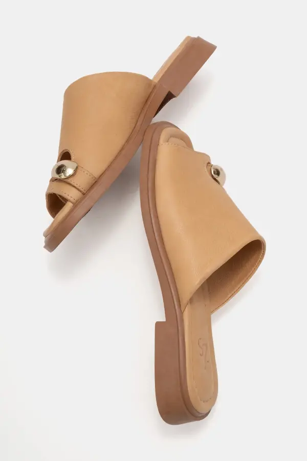 Zeyn 4099 Karamel Kadın Terlik - 5