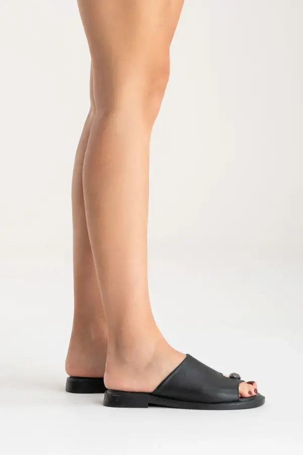 Zeyn 4099 Siyah Kadın Terlik - 7