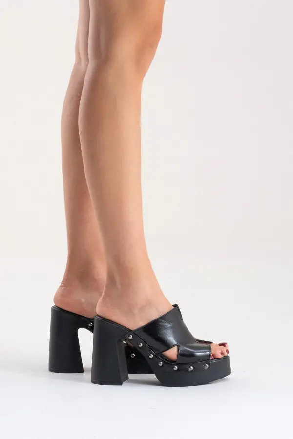 Zeyn 4129 Siyah Kadın Terlik - 7