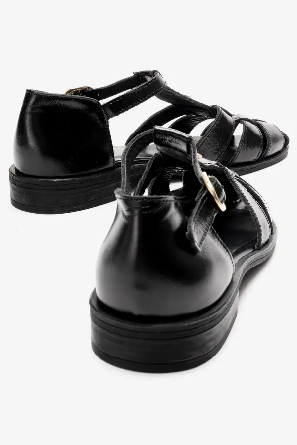 Zeyn 4168 Siyah Kadın Sandalet - 3