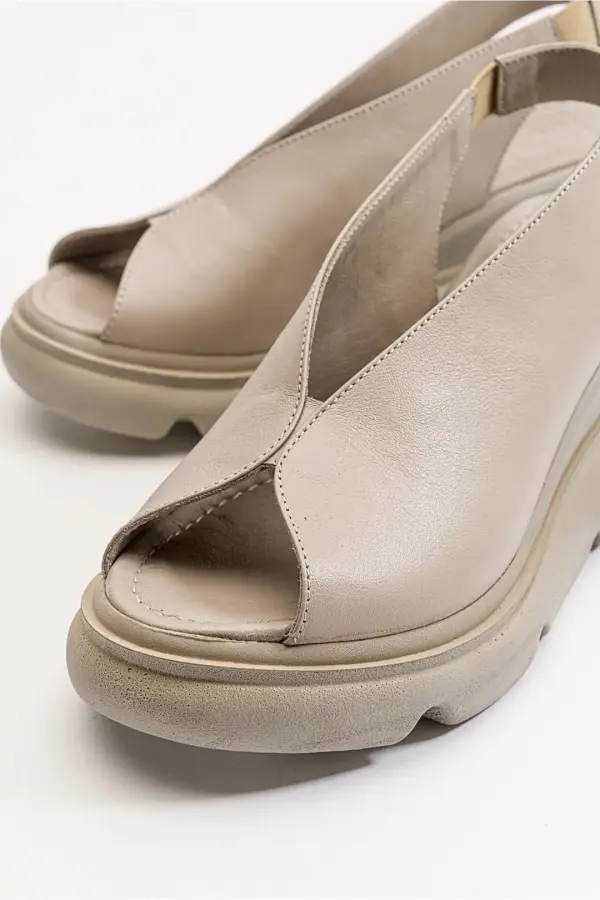 Zeyn 7672 Gri Kadın Sandalet - 6