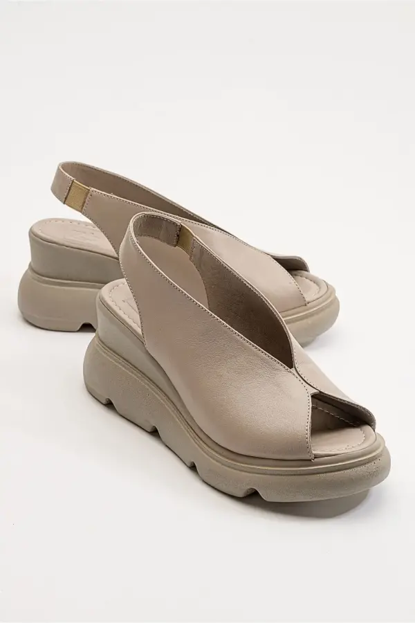 Zeyn 7672 Gri Kadın Sandalet - 10