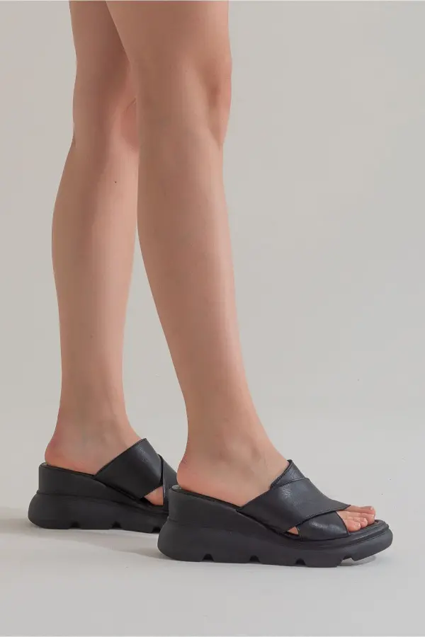 Zeyn 7673 Siyah Kadın Terlik - 2