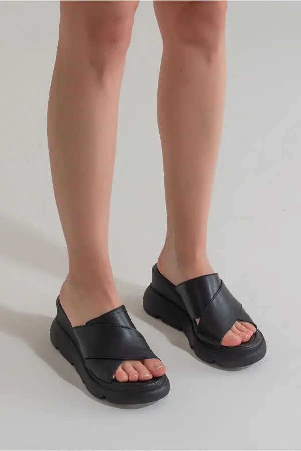 Zeyn 7673 Siyah Kadın Terlik - 3