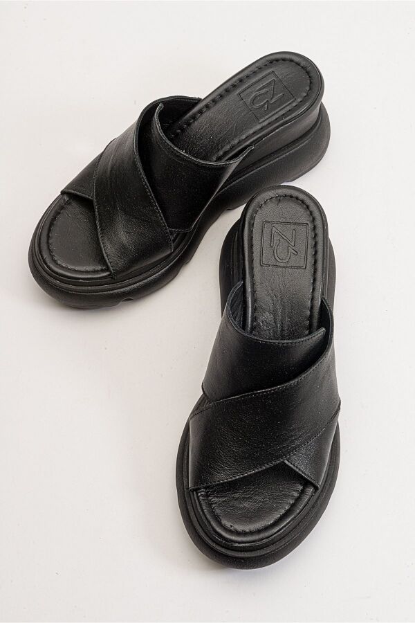 Zeyn 7673 Siyah Kadın Terlik - 8