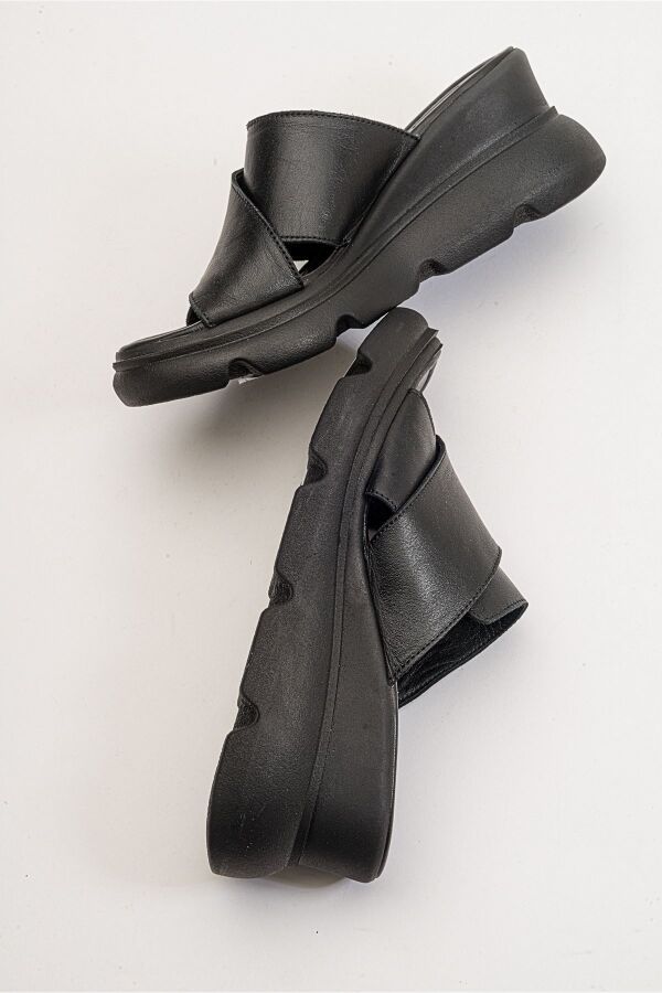 Zeyn 7673 Siyah Kadın Terlik - 9