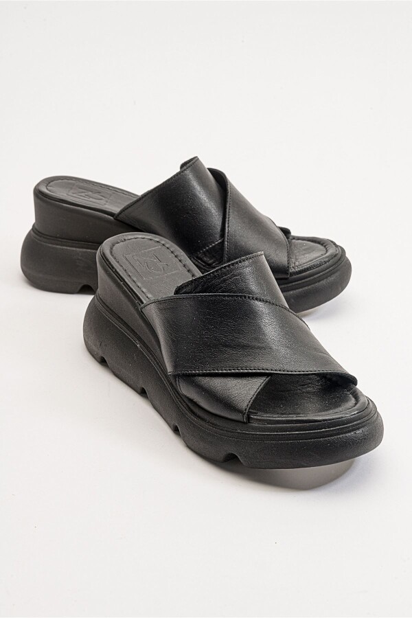 Zeyn 7673 Siyah Kadın Terlik - 10