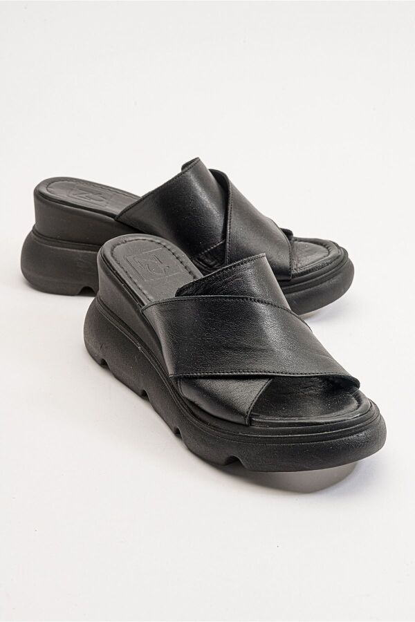 Zeyn 7673 Siyah Kadın Terlik - 10