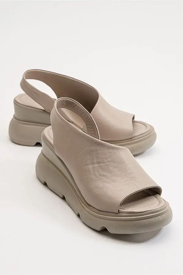 Zeyn 7712 Gri Kadın Sandalet - 2