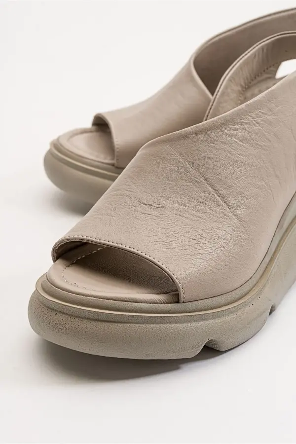 Zeyn 7712 Gri Kadın Sandalet - 7