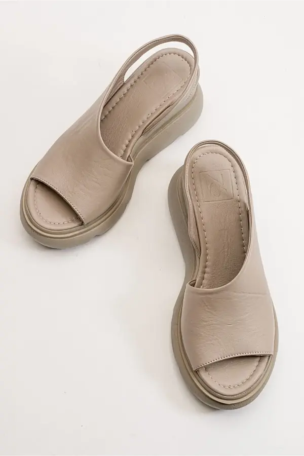 Zeyn 7712 Gri Kadın Sandalet - 9