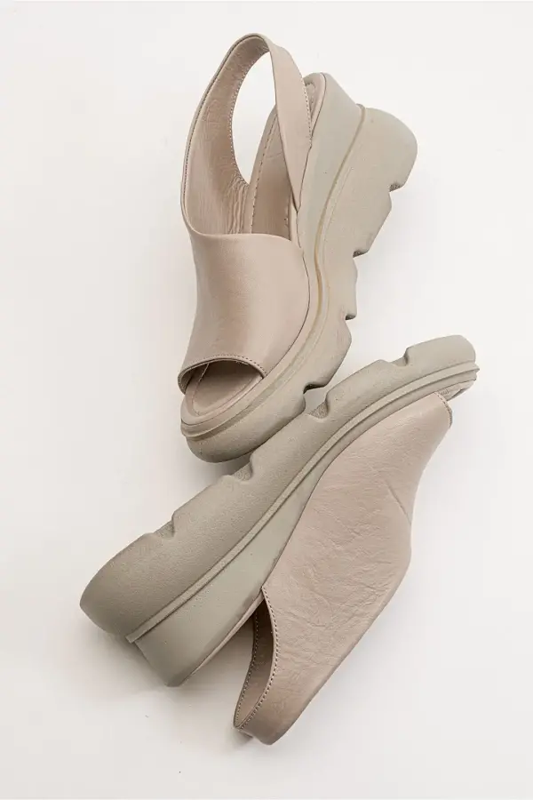 Zeyn 7712 Gri Kadın Sandalet - 10