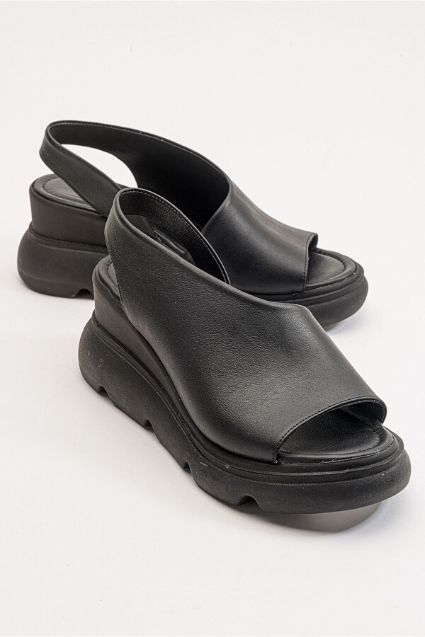 Zeyn 7712 Siyah Kadın Sandalet - 10