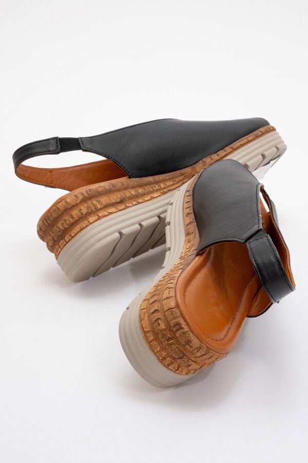 Zeyn 8094 Siyah Kadın Sandalet - 4