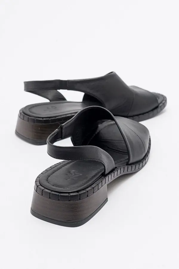 Zeyn 7991 Siyah Kadın Sandalet - 5