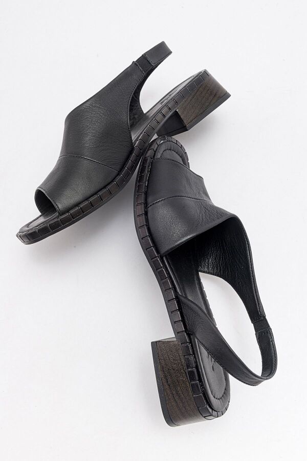 Zeyn 7991 Siyah Kadın Sandalet - 7