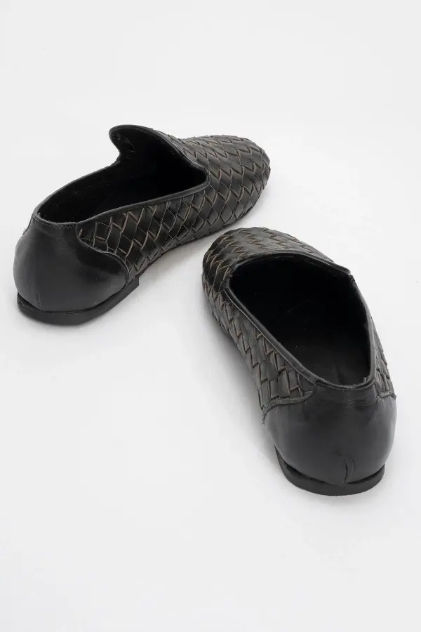 Zeyn 8092 Siyah Kadın Babet - 4