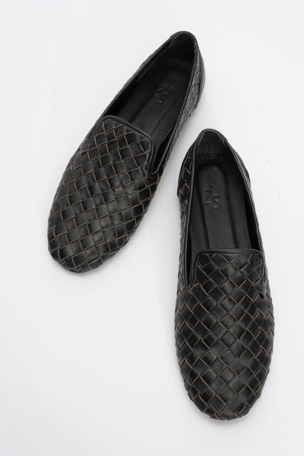 Zeyn 8092 Siyah Kadın Babet - 5