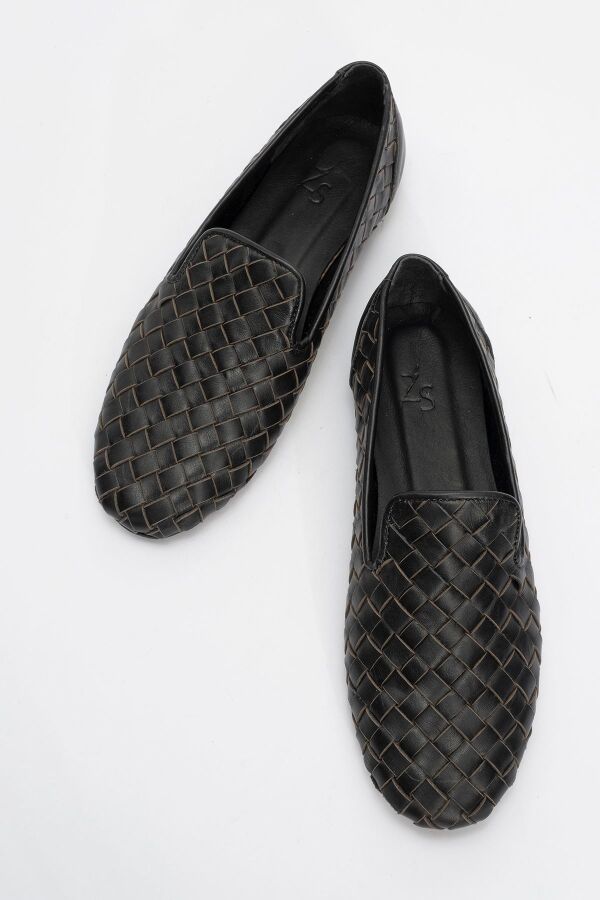 Zeyn 8092 Siyah Kadın Babet - 5