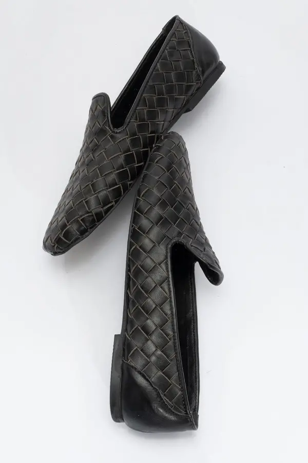 Zeyn 8092 Siyah Kadın Babet - 6