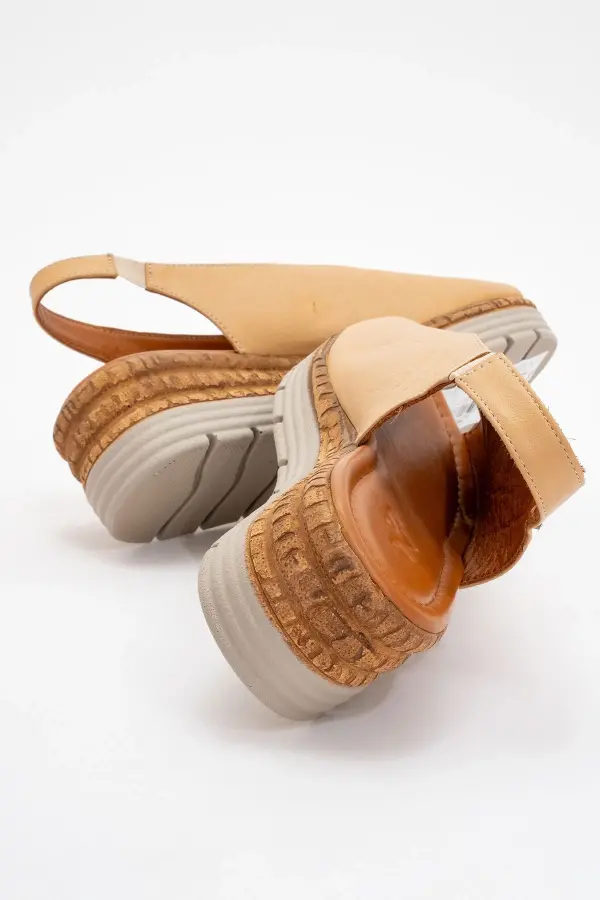 Zeyn 8094 Karamel Kadın Sandalet - 4