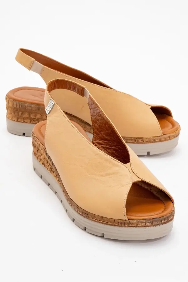 Zeyn 8094 Karamel Kadın Sandalet - 7