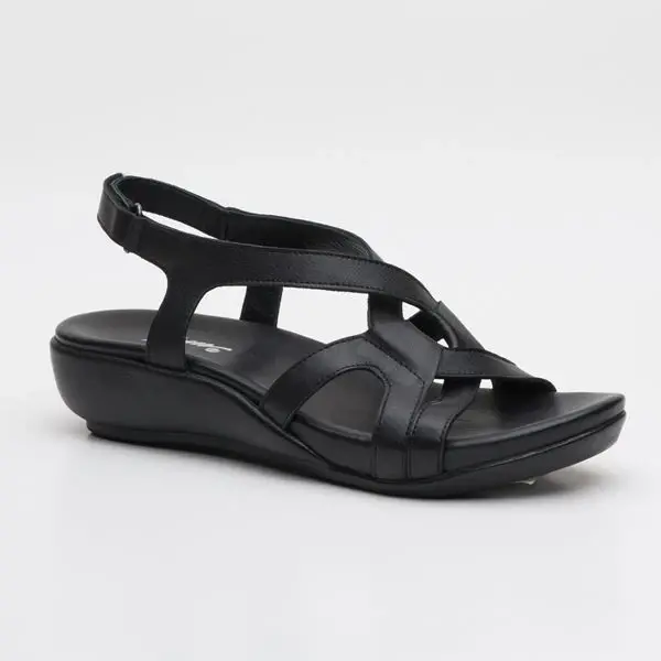 Zeyn 9037 Siyah Kadın Sandalet - 4