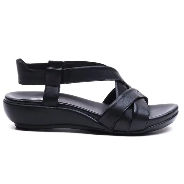 Zeyn 9038 Siyah Kadın Sandalet - 3