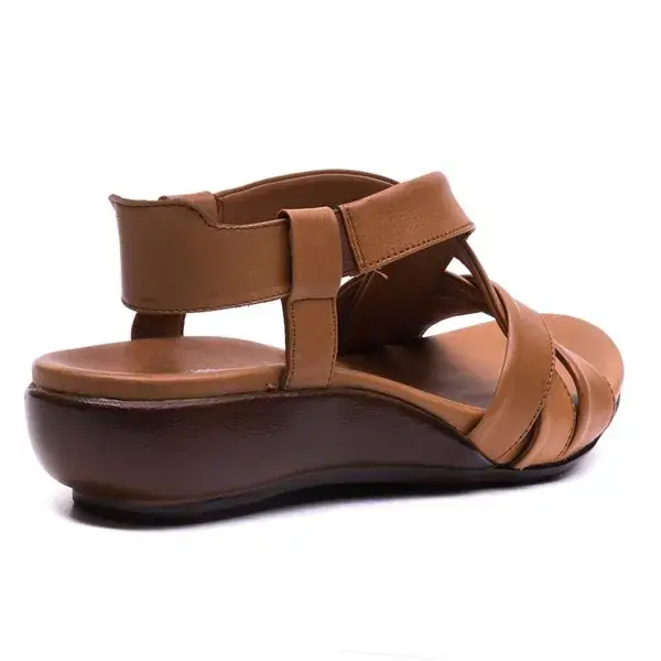 Zeyn 9038 Taba Kadın Sandalet - 2