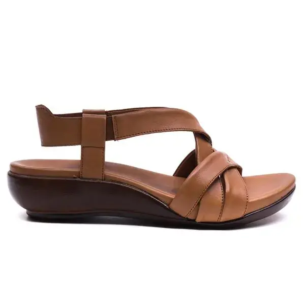 Zeyn 9038 Taba Kadın Sandalet - 3